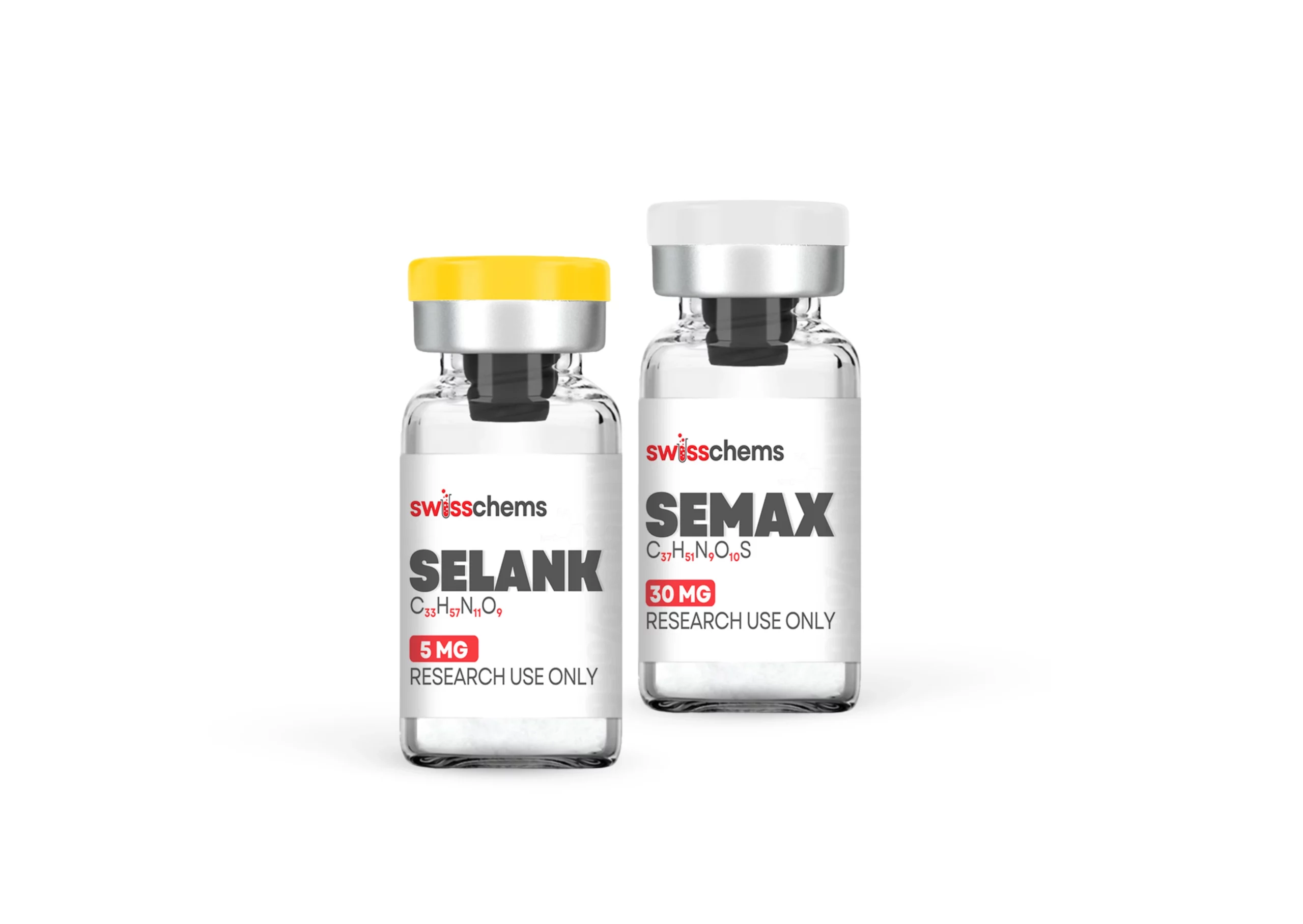 SwissChems Brain Research Peptide Bundle Semax and Selank