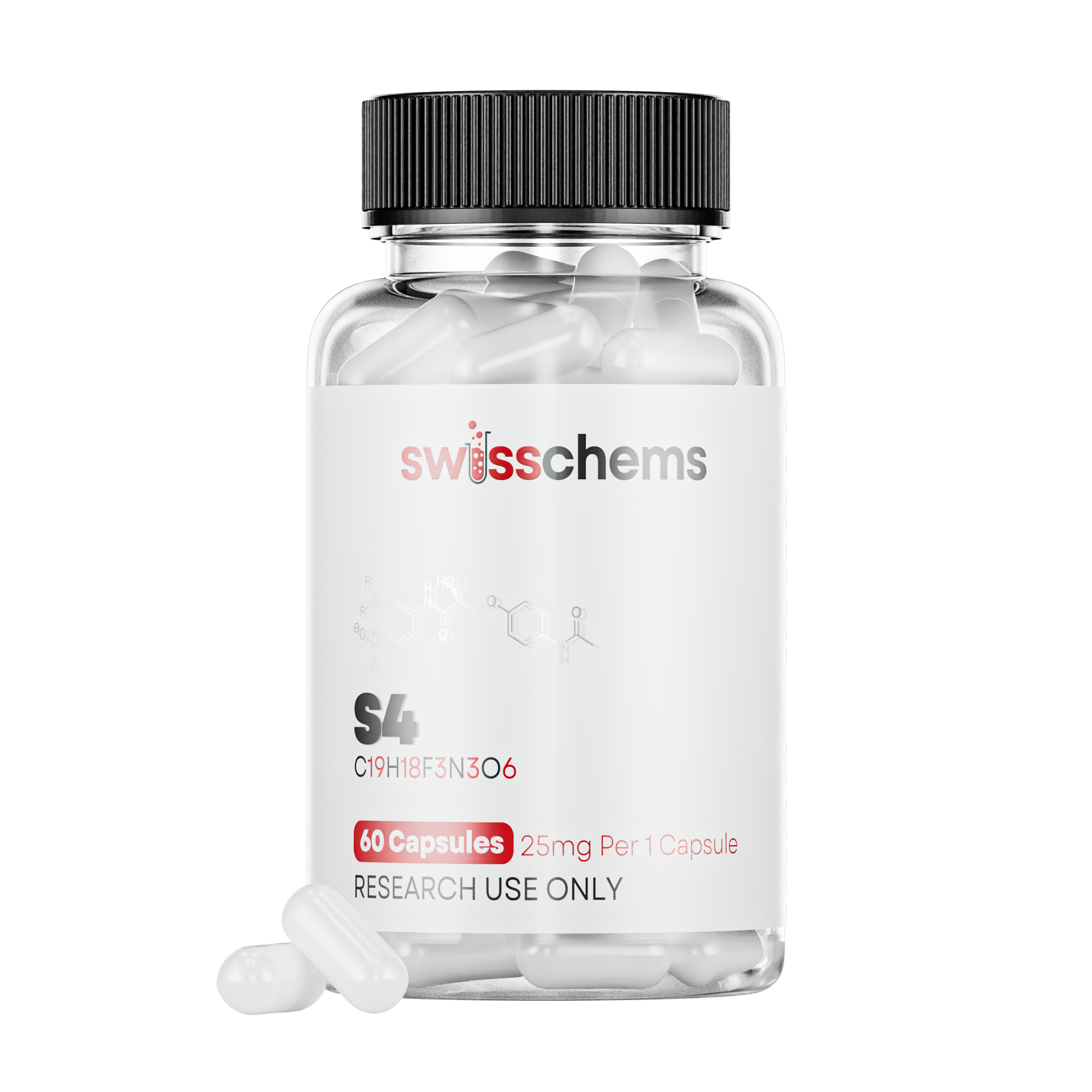 SwissChems S4 Andarine and GW-501516 Cardarine Laboratory Research Stack - Image 3