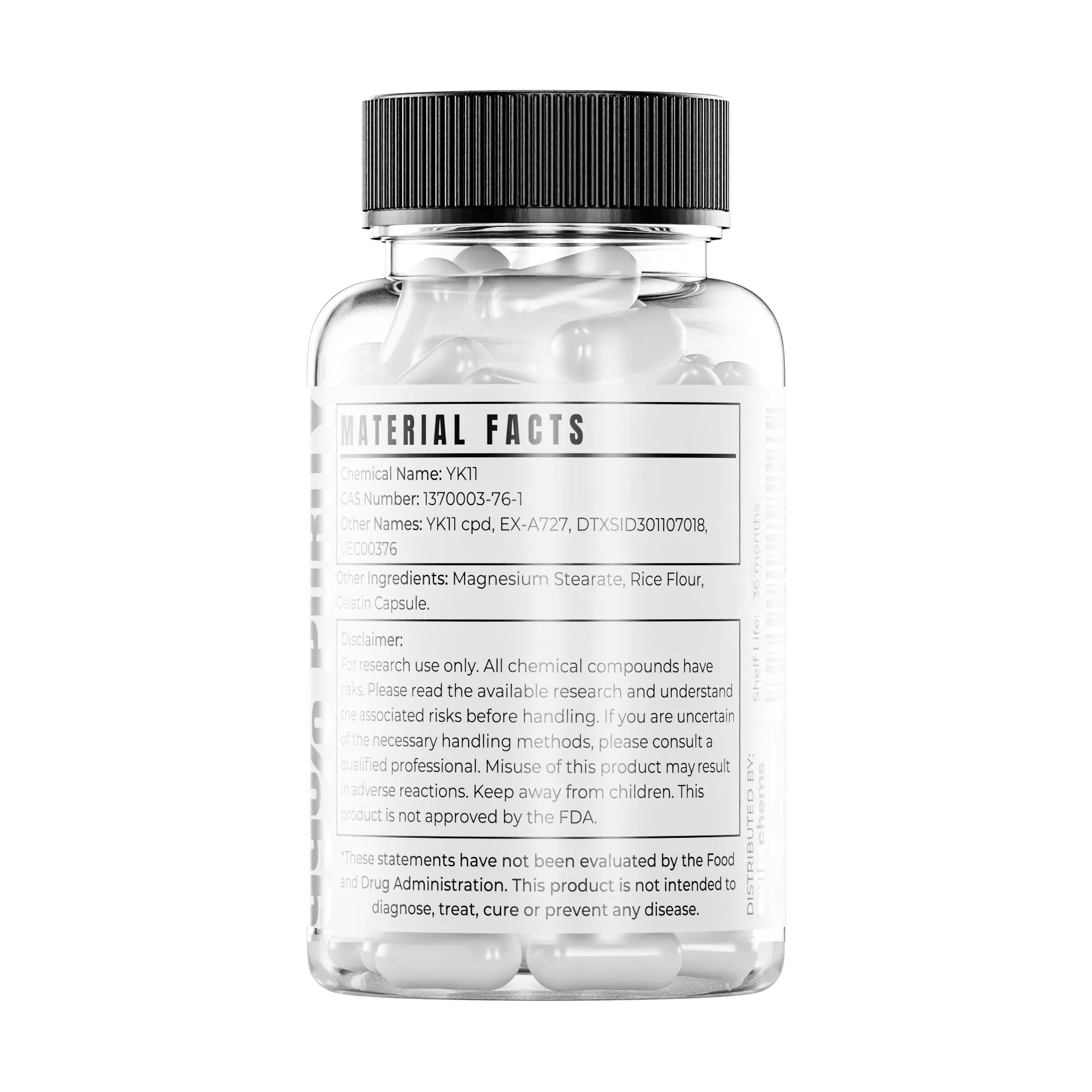 SwissChems YK-11 SARM Capsules 5mg 60 Count - Image 2