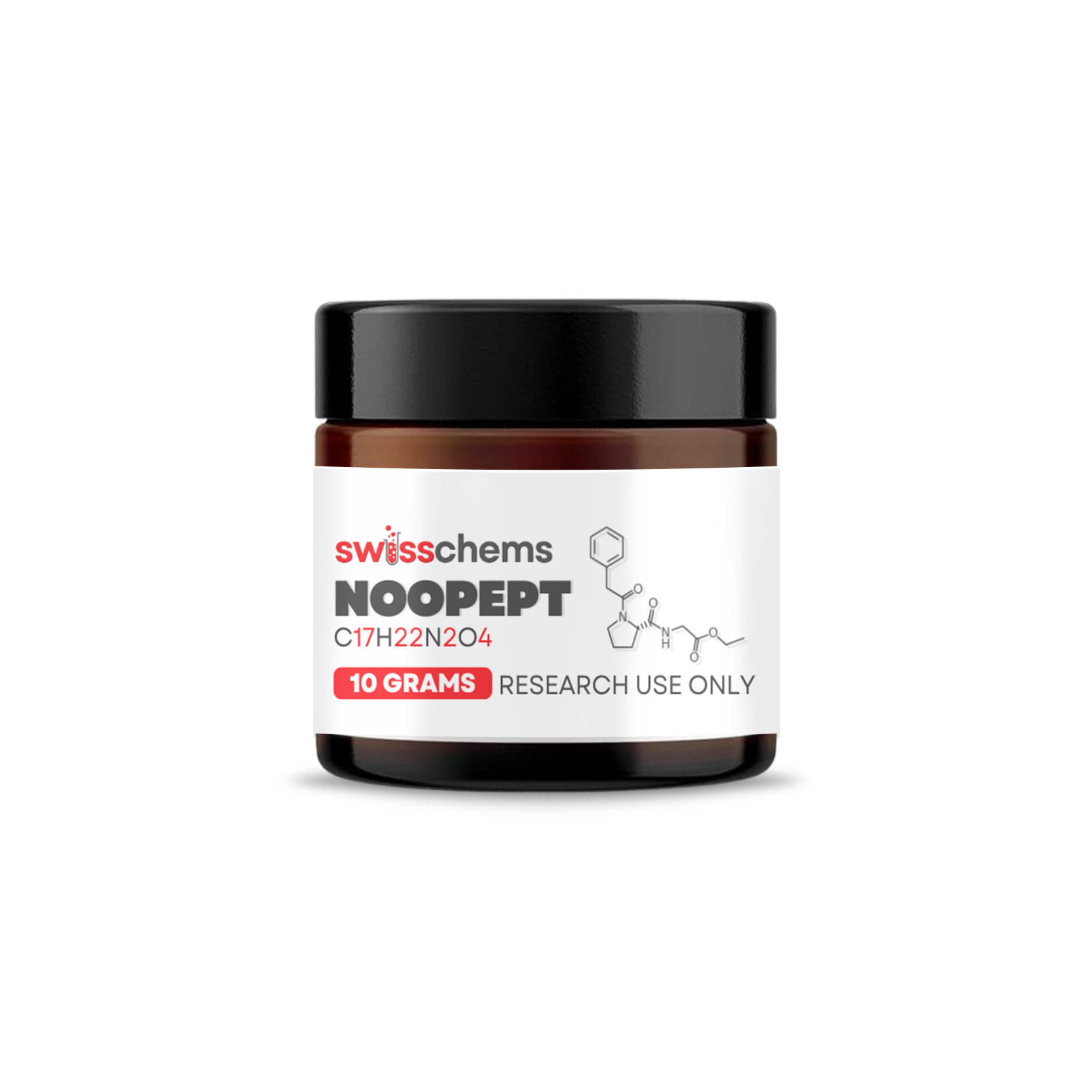 SwissChems Noopept Omberacetam Synthetic Nootropic Supplement Powder 10g