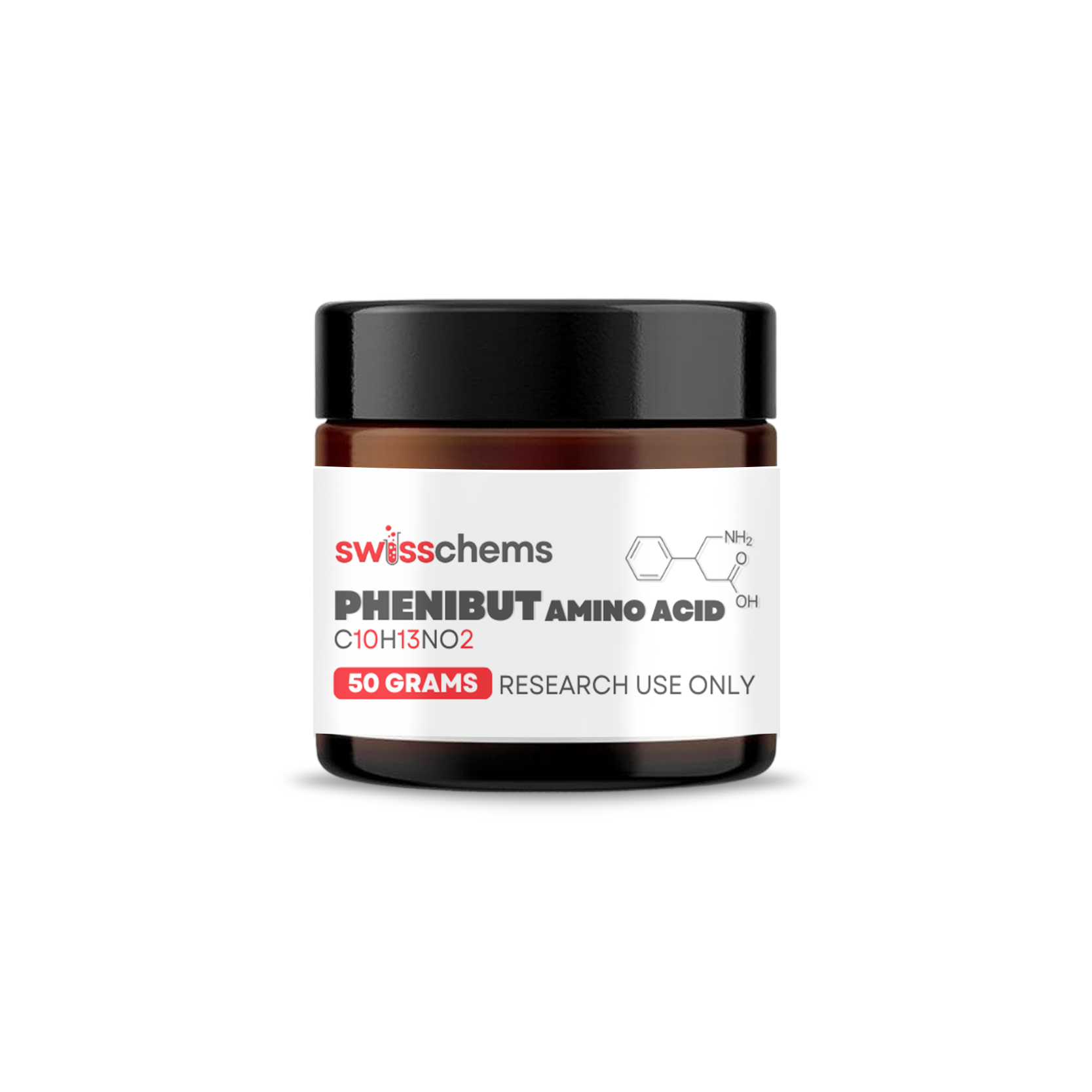 SwissChems Phenibut Free Amino Acid Powder 50g Supplement