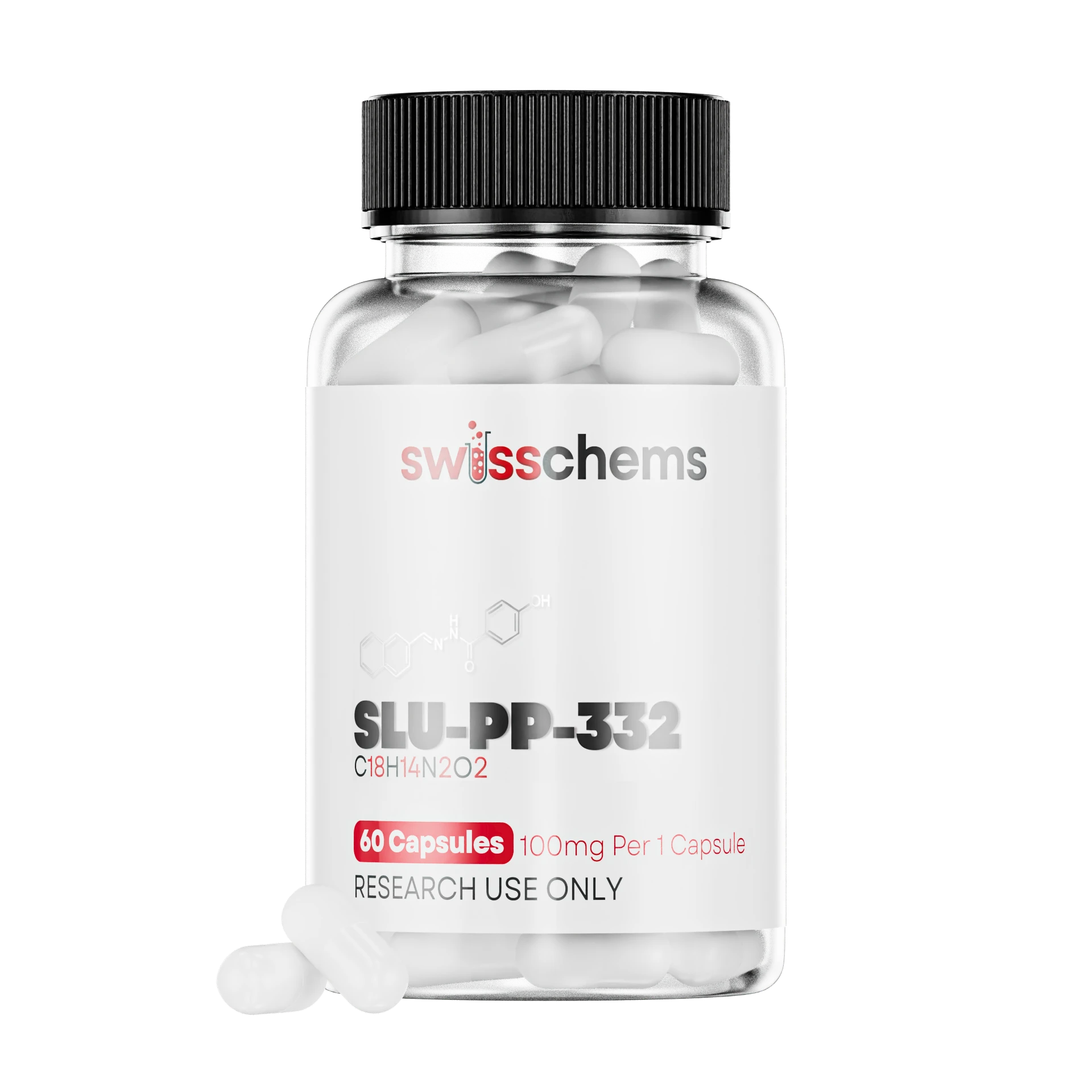 SwissChems SLU-PP-332 ERR Agonist Capsules 100mg 60 Count
